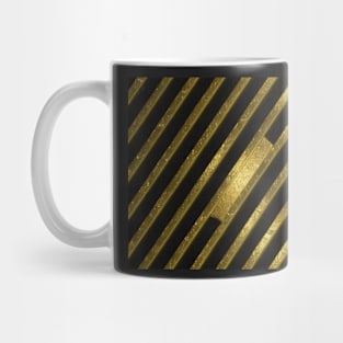 Seamless Black & Gold Texture Patterns XI Mug